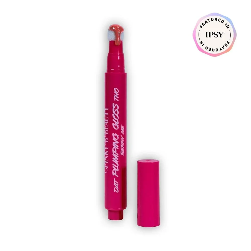 PINKY‎ B BEAUTY “Dat Plumping Gloss Tho” in shade “Berry Me” (BRAND-NEW IN BOX)